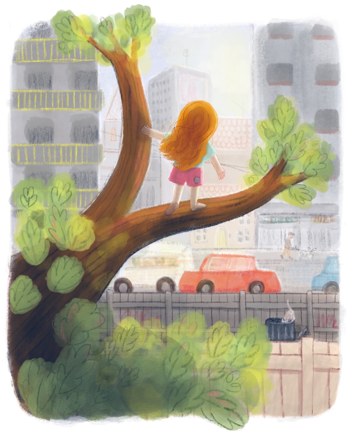 illustration from the picture book Treemergency by Emily House